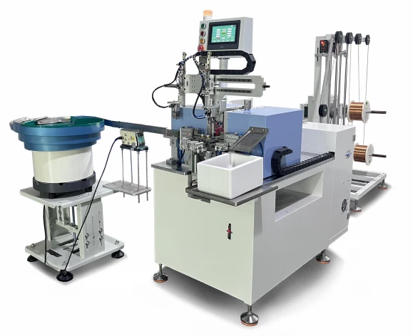 automatic flat copper wire vertical winding machine